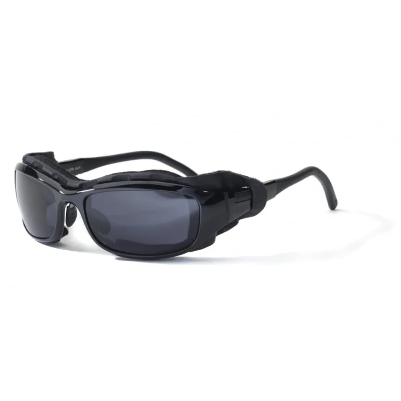 Bloc Chameleon Sports Sunglasses - Shiny Black With Cat 4 Lens